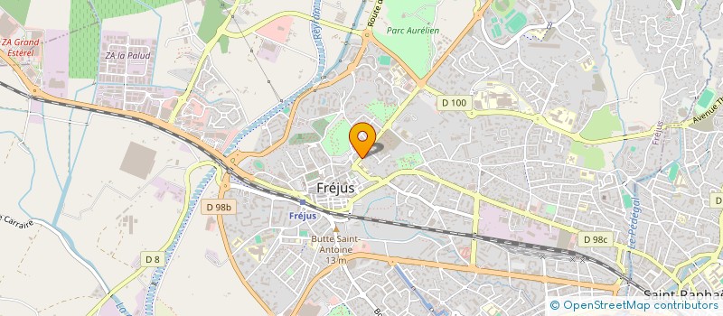 localisation de l'entreprise MADAME SONYA HAMOUDI à FREJUS