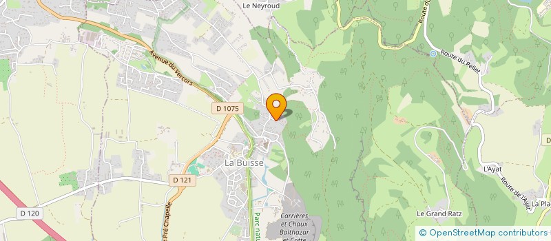 localisation de l'entreprise MADAME SONYA HOLZTRAGER  LA BUISSE