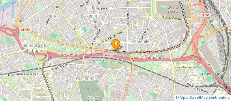 localisation de l'entreprise MADAME SONYA KBITAT à LILLE