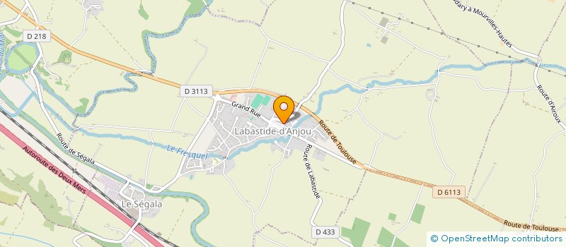 localisation de l'entreprise MADAME SONYA ROYER  LABASTIDE-D'ANJOU