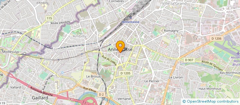 localisation de l'entreprise MADAME SONYA SANTOS ALVES  ANNEMASSE