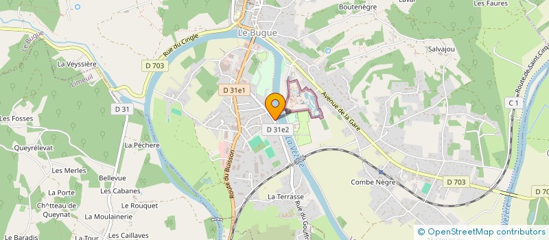 localisation de l'entreprise MADAME SONYA WEBBER  LE BUGUE