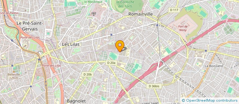 localisation de l'entreprise MADAME SOO KYOUNG LEE  BAGNOLET