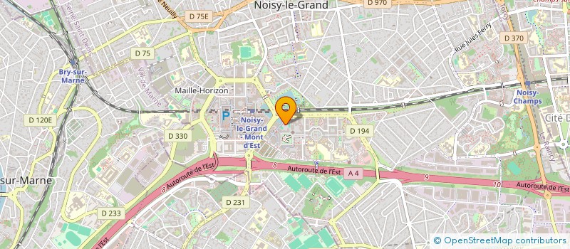 localisation de l'entreprise MADAME SOOMI CHUNG à NOISY-LE-GRAND
