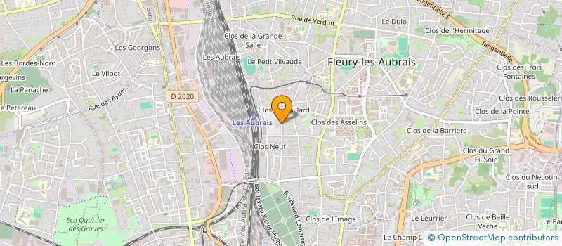localisation de l'entreprise MADAME SOPHANIE PONH à FLEURY-LES-AUBRAIS