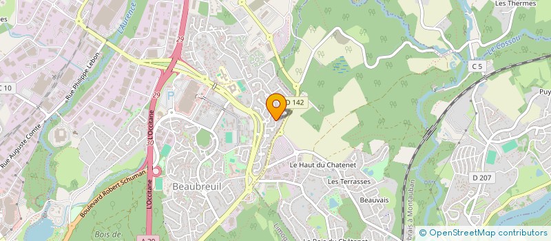 localisation de l'entreprise MADAME SOPHAT PEN à LIMOGES