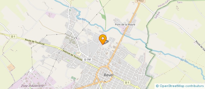 localisation de l'entreprise MADAME SOPHIA ABBASSA  REVEL