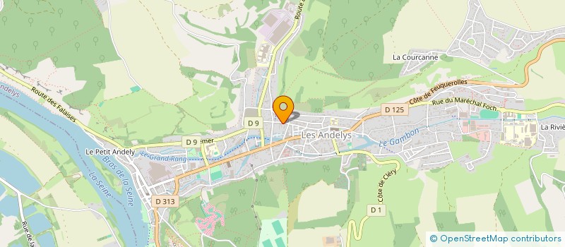 localisation de l'entreprise MADAME SOPHIA AIT-AZZOUZENE  LES ANDELYS