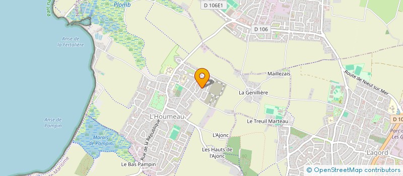 localisation de l'entreprise MADAME SOPHIA ALAOUI LAMRANI  L'HOUMEAU