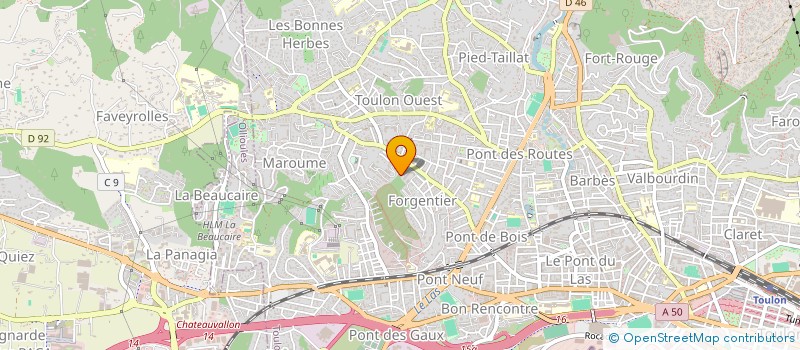 localisation de l'entreprise MADAME SOPHIA ATTIA  TOULON