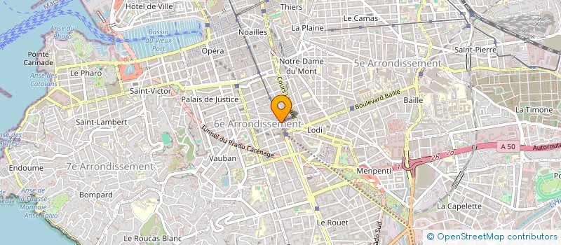 localisation de l'entreprise MADAME SOPHIA BEDAA à MARSEILLE