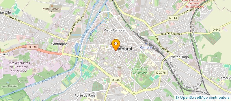 localisation de l'entreprise MADAME SOPHIA BELARBI  CAMBRAI