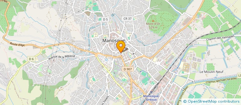 localisation de l'entreprise MADAME SOPHIA BELLAHCENE  MANOSQUE