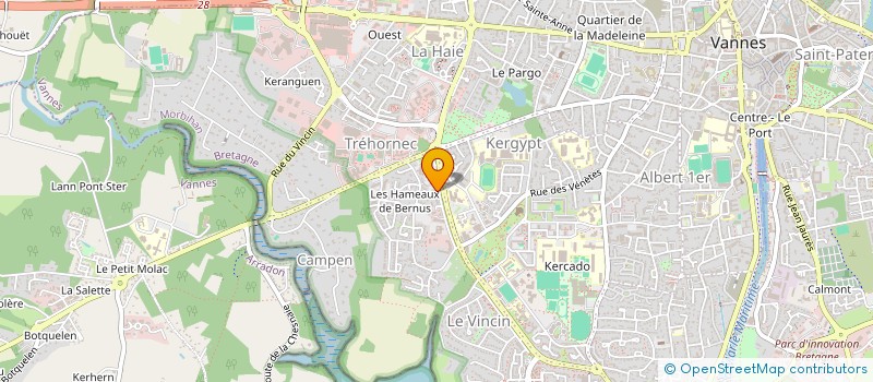 localisation de l'entreprise MADAME SOPHIA BELLULO à VANNES