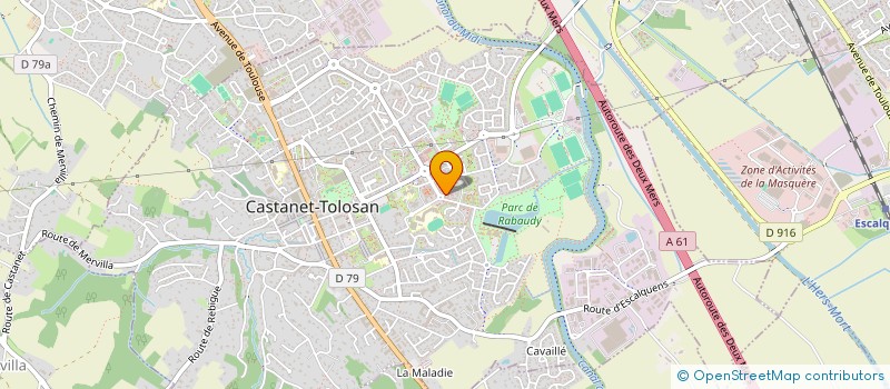 localisation de l'entreprise MADAME SOPHIA BENABDERRAZIK à CASTANET-TOLOSAN