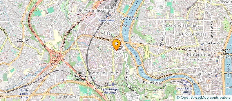 localisation de l'entreprise MADAME SOPHIA BENANI  LYON