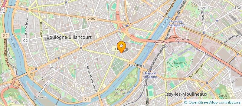 localisation de l'entreprise MADAME SOPHIA BENAZET à BOULOGNE-BILLANCOURT