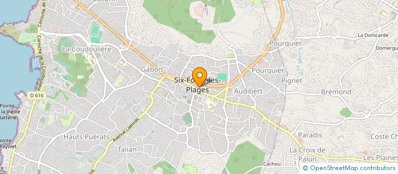 localisation de l'entreprise MADAME SOPHIA BENSEDRINE à SIX-FOURS-LES-PLAGES