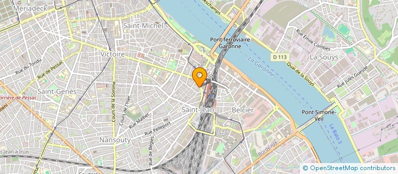 localisation de l'entreprise MADAME SOPHIA BERTIN  BORDEAUX