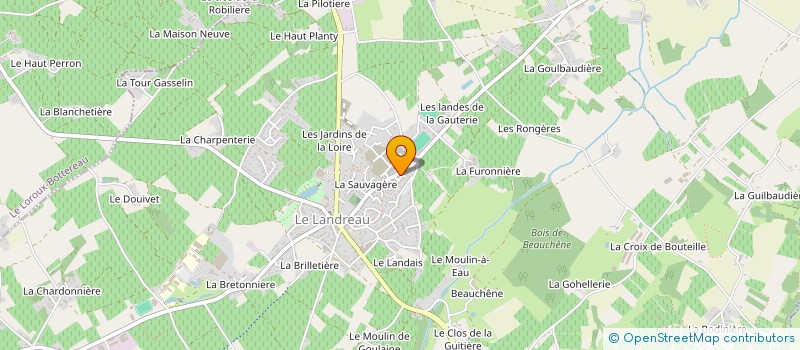 localisation de l'entreprise MADAME SOPHIA BOISARD à MONTREVAULT-SUR-EVRE