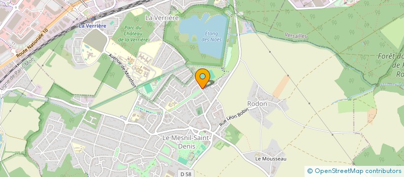 localisation de l'entreprise MADAME SOPHIA BOUDJEDAIMI  LE MESNIL-SAINT-DENIS