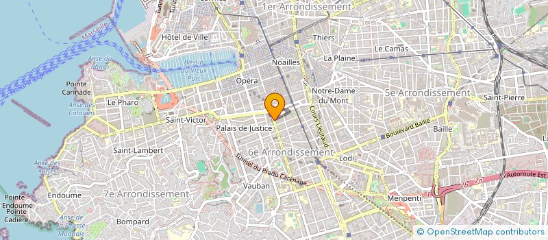 localisation de l'entreprise MADAME SOPHIA BOUZAHAR  MARSEILLE