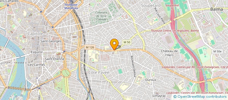 localisation de l'entreprise MADAME SOPHIA CAYROU à TOULOUSE