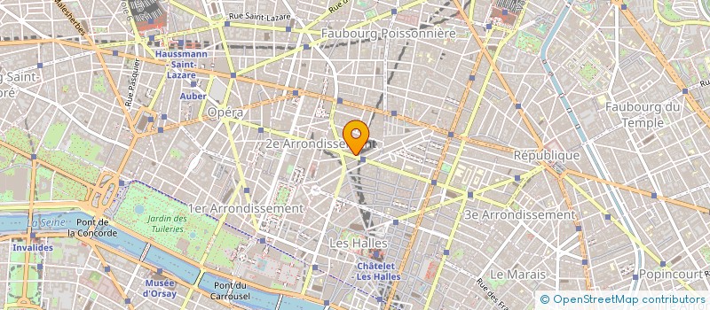 localisation de l'entreprise MADAME SOPHIA CELINE SEGAL à PARIS