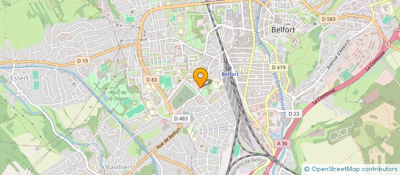 localisation de l'entreprise MADAME SOPHIA CHAIB  BELFORT