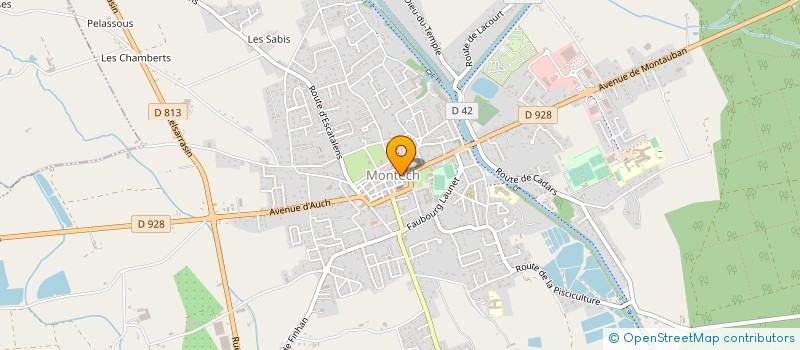 localisation de l'entreprise MADAME SOPHIA CHARLES EDOUARD  MONTECH