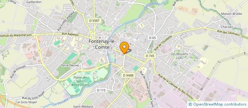 localisation de l'entreprise MADAME SOPHIA CHAUVET à FONTENAY-LE-COMTE