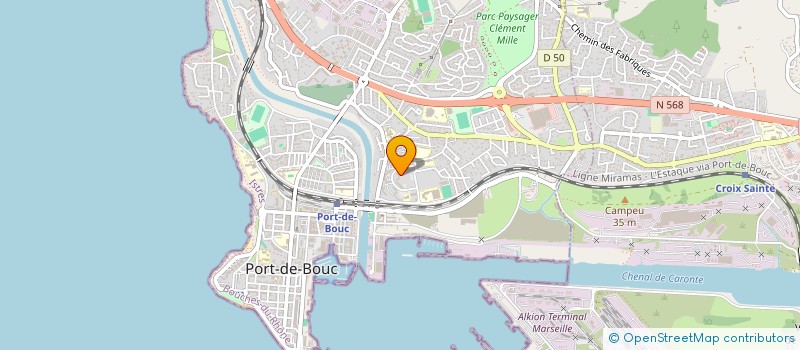 localisation de l'entreprise MADAME SOPHIA CHEVRIER à PORT-DE-BOUC