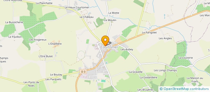 localisation de l'entreprise MADAME SOPHIA COLOMBEL à COURTOMER