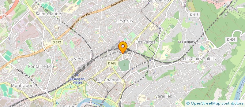 localisation de l'entreprise MADAME SOPHIA COUSIN  BESANCON