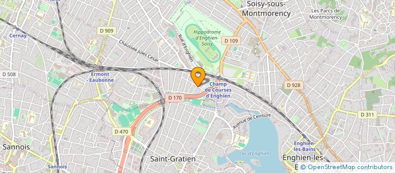 localisation de l'entreprise MADAME SOPHIA DELEPLANQUE à EAUBONNE