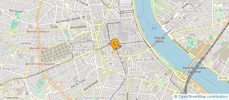 localisation de l'entreprise MADAME SOPHIA GRIFFIN à BORDEAUX