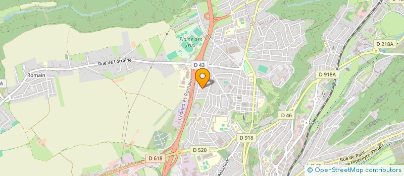 localisation de l'entreprise MADAME SOPHIA HADJADJ à LONGWY