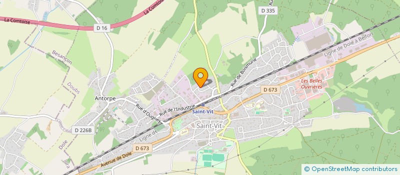 localisation de l'entreprise MADAME SOPHIA HAMDAD  SAINT-VIT