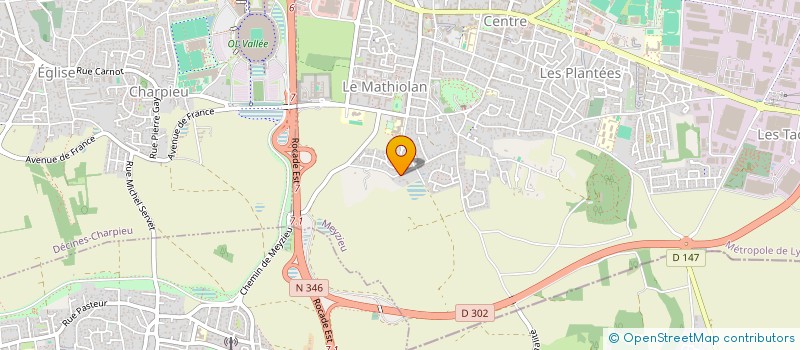 localisation de l'entreprise MADAME SOPHIA HELAOUI  MEYZIEU