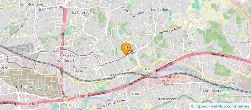 localisation de l'entreprise MADAME SOPHIA HMIDOU  MARSEILLE 11EME