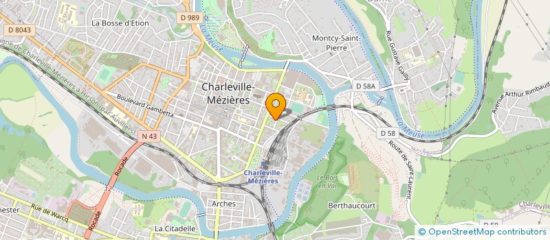 localisation de l'entreprise MADAME SOPHIA KADIRI à CHARLEVILLE-MEZIERES