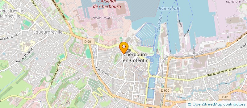 localisation de l'entreprise MADAME SOPHIA KARAYOTOV  CHERBOURG-EN-COTENTIN