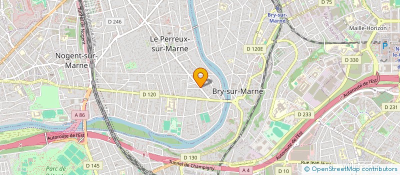 localisation de l'entreprise MADAME SOPHIA KERIVEN  LE PERREUX-SUR-MARNE