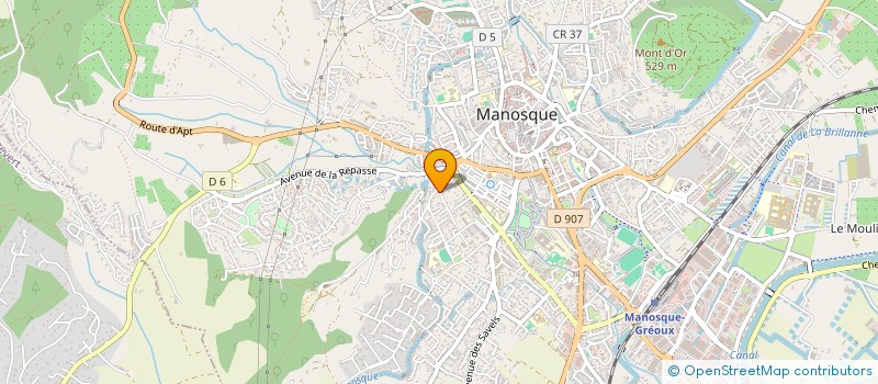 localisation de l'entreprise MADAME SOPHIA KESSAL à MANOSQUE