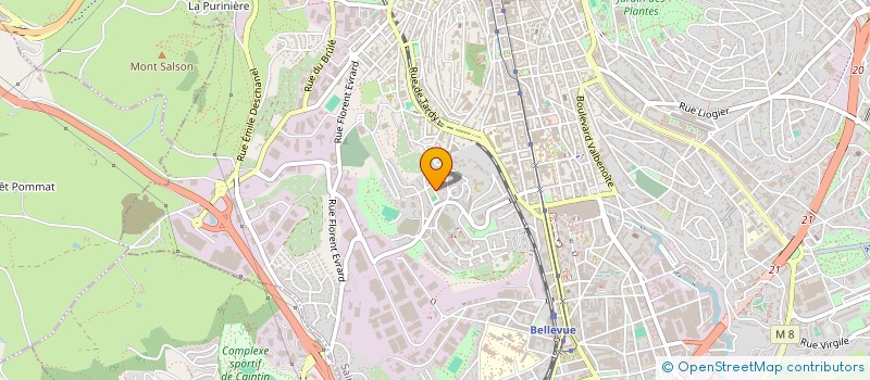 localisation de l'entreprise MADAME SOPHIA KHODJA  SAINT-ETIENNE