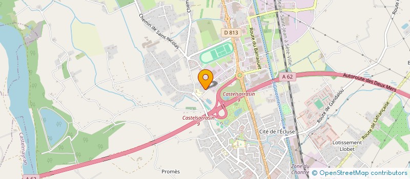 localisation de l'entreprise MADAME SOPHIA LABARTHE  CASTELSARRASIN