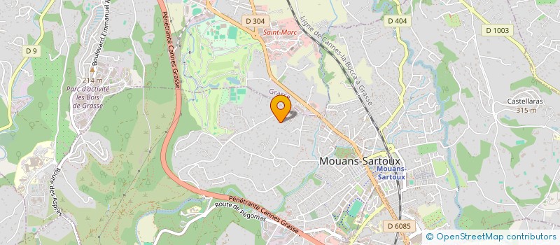 localisation de l'entreprise MADAME SOPHIA LAZARE  MOUANS-SARTOUX