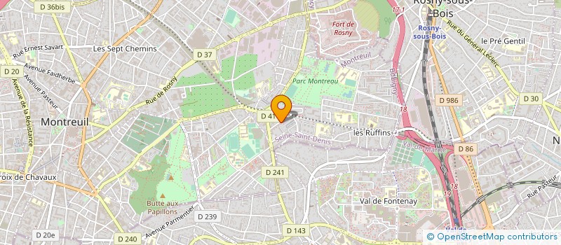 localisation de l'entreprise MADAME SOPHIA LEBRINI à MONTREUIL