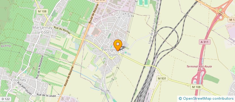 localisation de l'entreprise MADAME SOPHIA MANSOURI  PERRIGNY-LES-DIJON