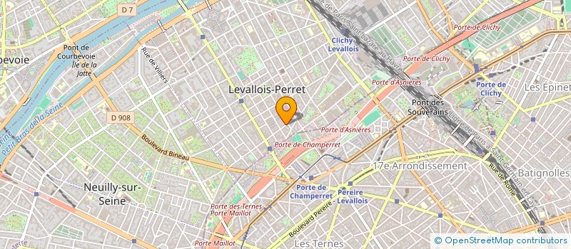 localisation de l'entreprise MADAME SOPHIA MARRET  LEVALLOIS-PERRET